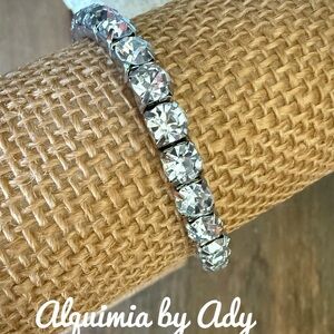 CRYSTAL PAVE STATEMENT BRACELET